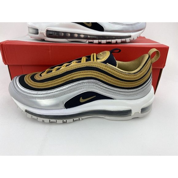 Nike Air Max 97 Metallic Gold Silver Women's Size 9 Sneakers Shoes - Picture 12 of 12